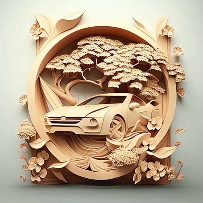 3D модель Nissan Sakura (STL)